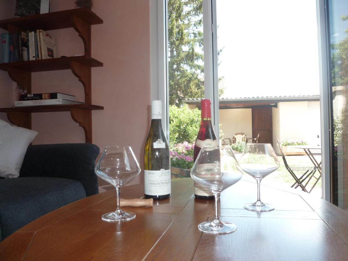 L'Escale Dijonnaise Villa Luaran gambar